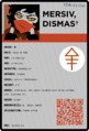 Dismas's trollodex card