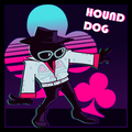Hound Dog Track Art