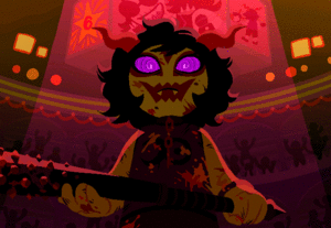Young Taz in the ring covered in blood.gif