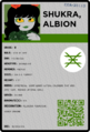 Albion's trollodex card
